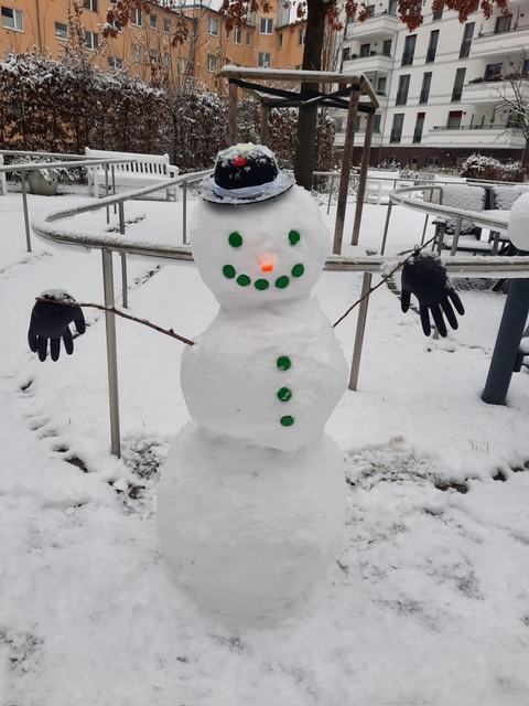 Schnee über Steglitz