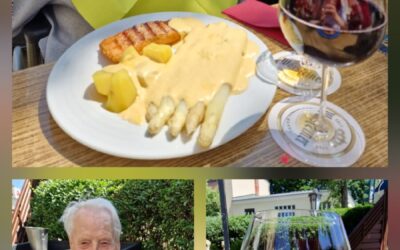 🌿🍽️ Genussvolle Einzelbetreuung beim Spargelessen 🍽️🌿
